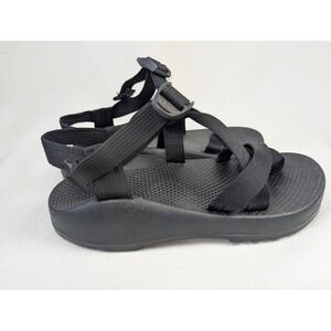 Chaco‎ Z/2 Classic Sandals Mens 7 Black Vibram Sole Toe Loop Hiking Water Sport